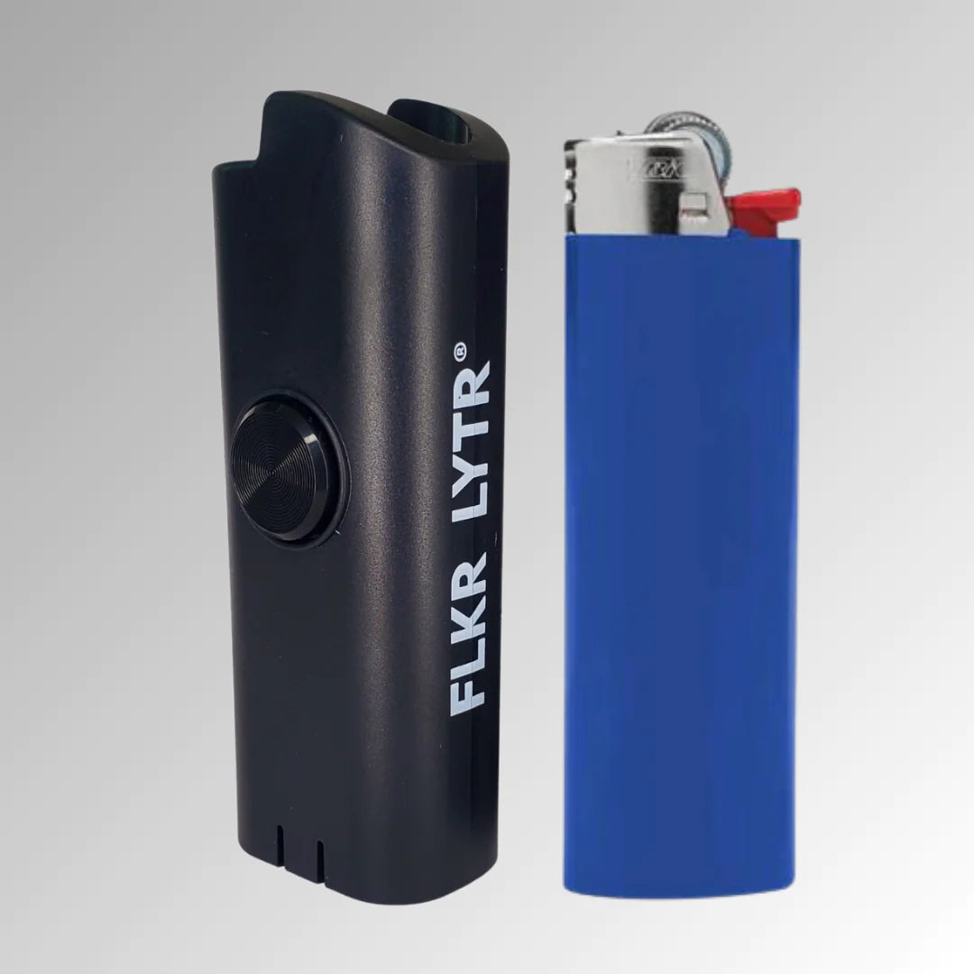 FLKR LYTR® Fidget Spinner Lighter Case Amazon Must Have "DRK NYTE" for Bic® Spinner Lighter Case | FLKR LYTR