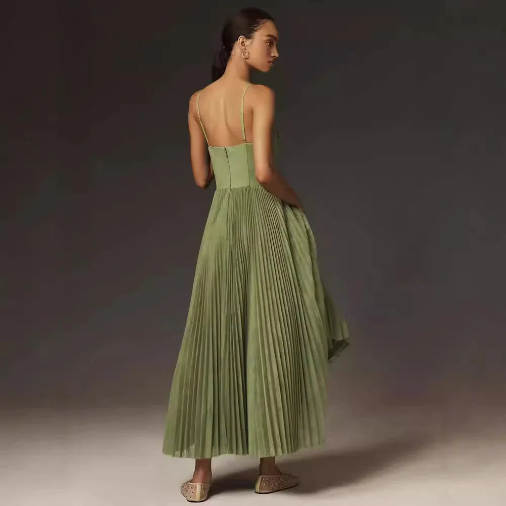 Backless Slim Fit Sleeveless Dress