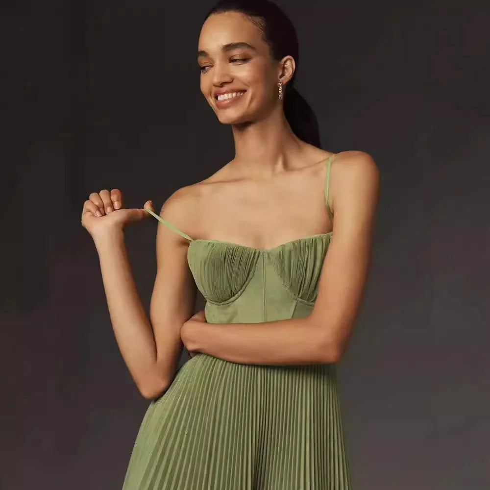 Backless Slim Fit Sleeveless Dress